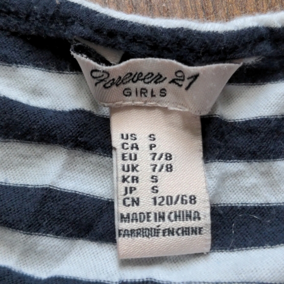 Forever 21 girls sweet girl long sleeves size 7/8 - Picture 3 of 3
